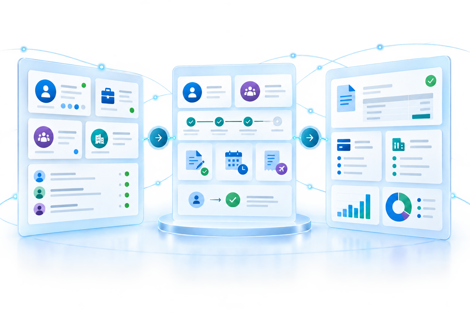 Dynamics ATS connected middle office workflow from recruiting through finance